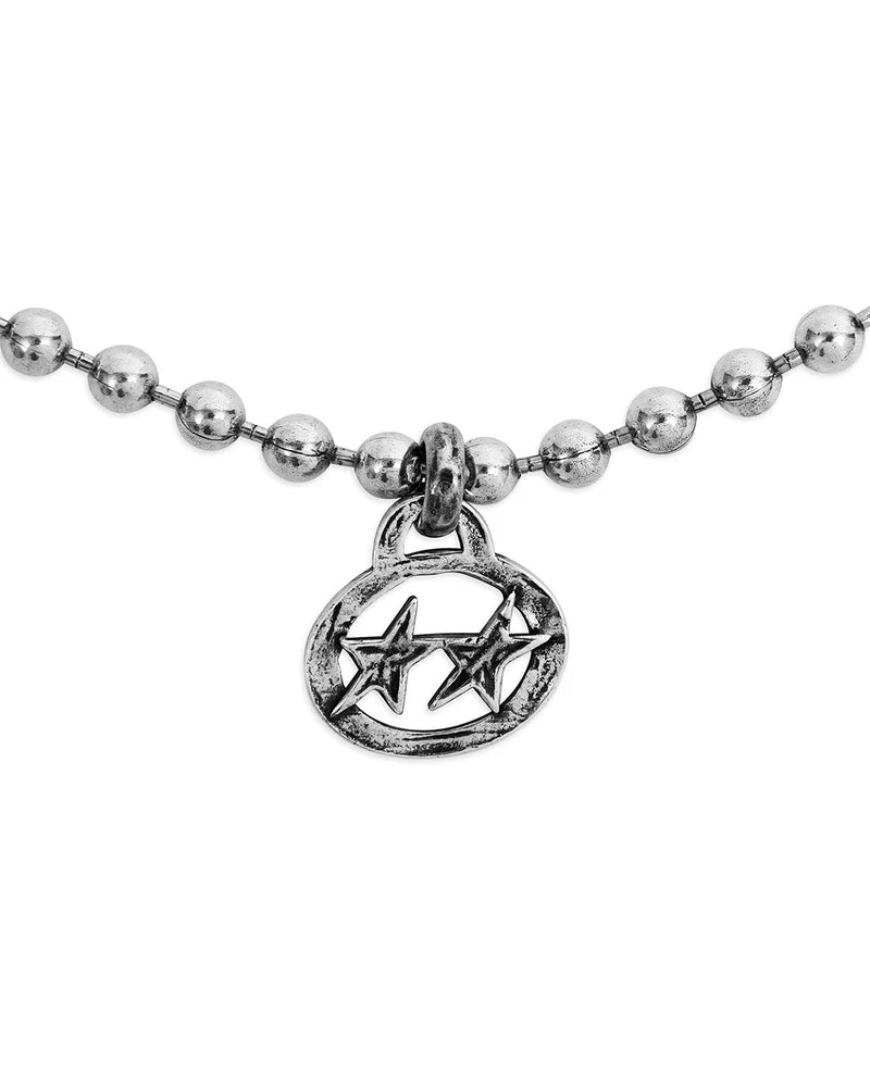 TwoJeys Icon Ball Necklace #1 Silver