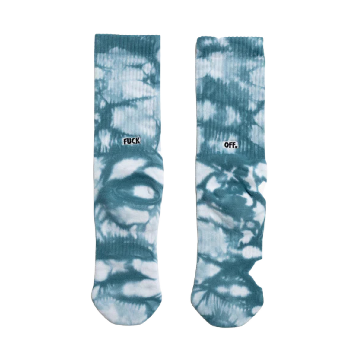 FUCK OFF CREW SOCKS - MARBLE