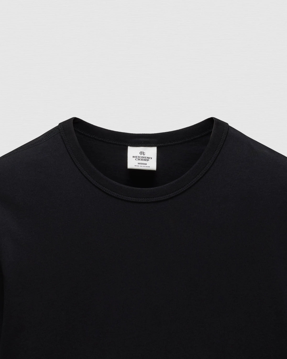 Reigning Champ Lightweight Jersey Standard T-Shirt Black