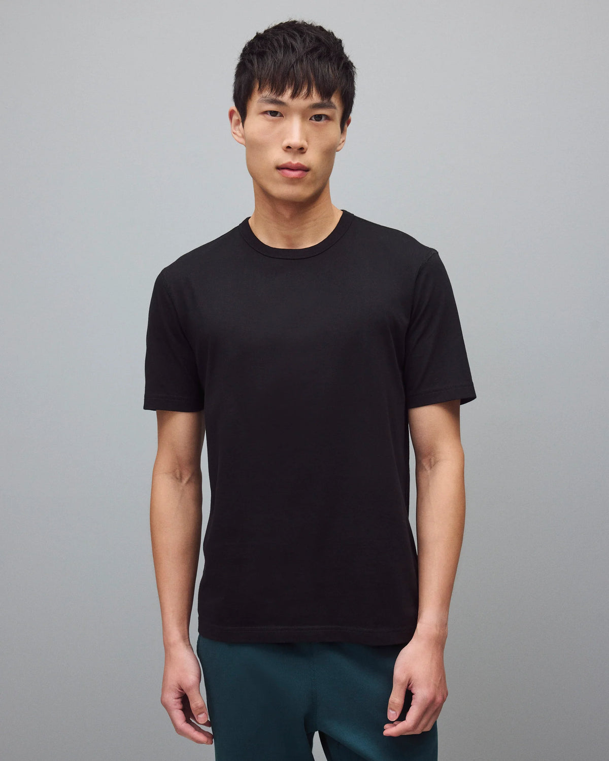 Reigning Champ Lightweight Jersey Standard T-Shirt Black