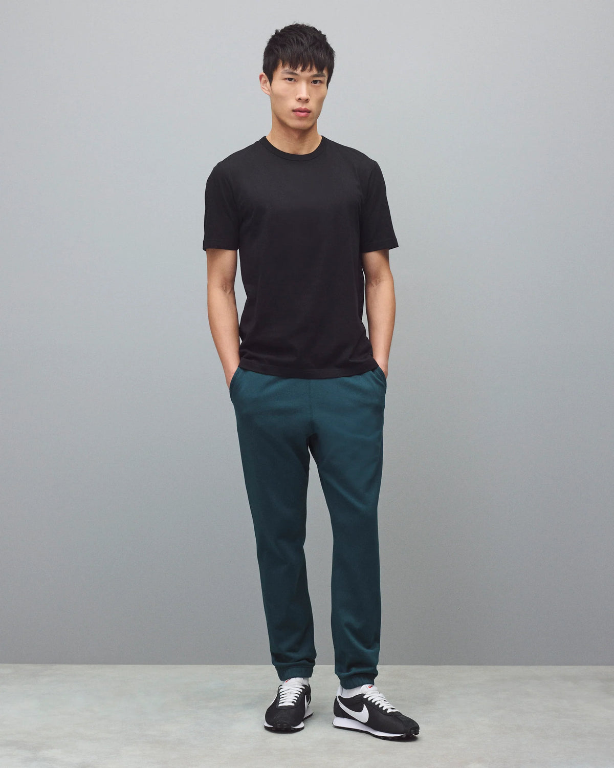 Reigning Champ Lightweight Jersey Standard T-Shirt Black