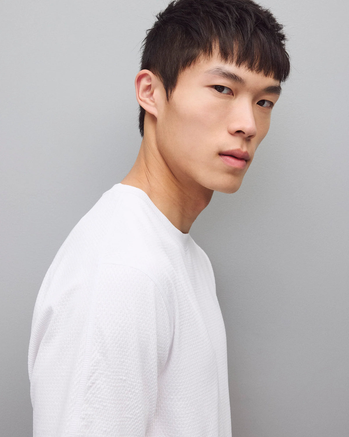 Reigning Champ Solotex Mesh Tiebreak Standard T-Shirt White