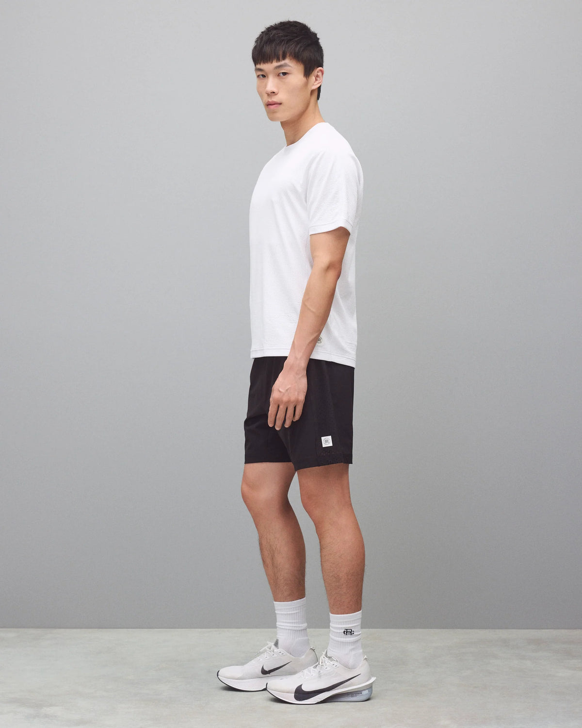 Reigning Champ Solotex Mesh Tiebreak Standard T-Shirt White
