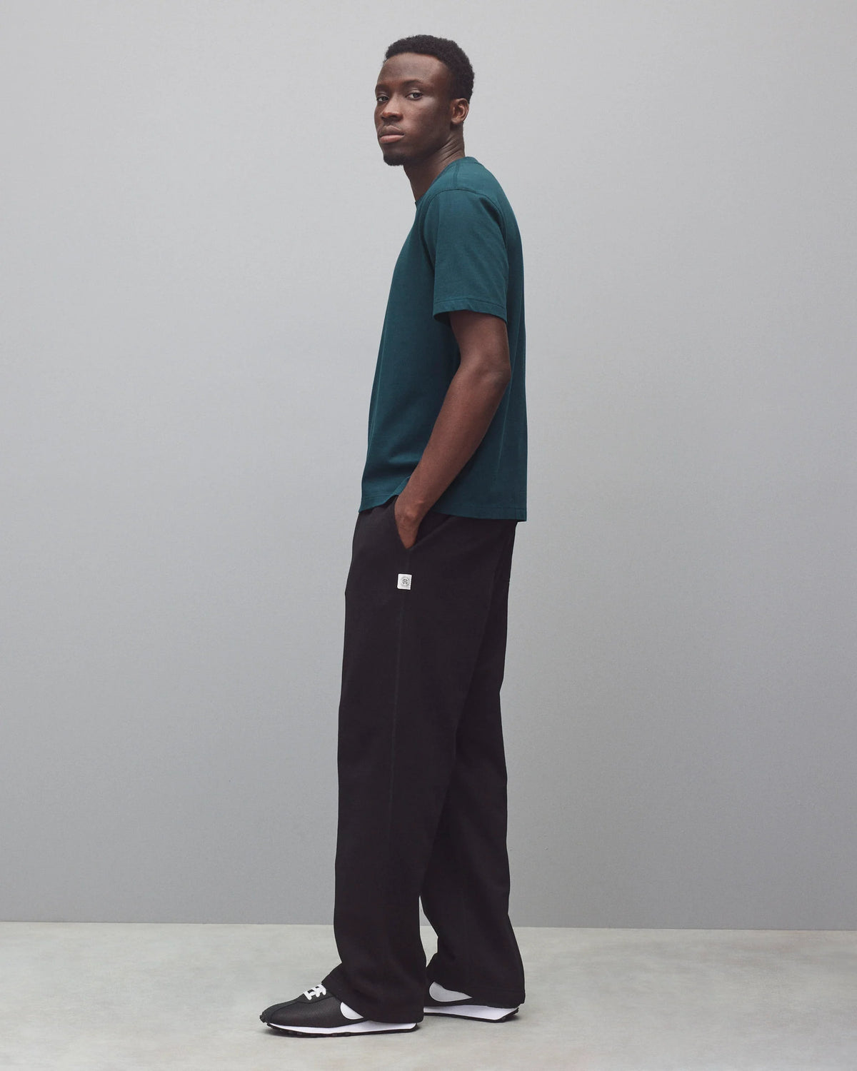Reigning Champ Midweight Terry Relaxed Sweatpant Black