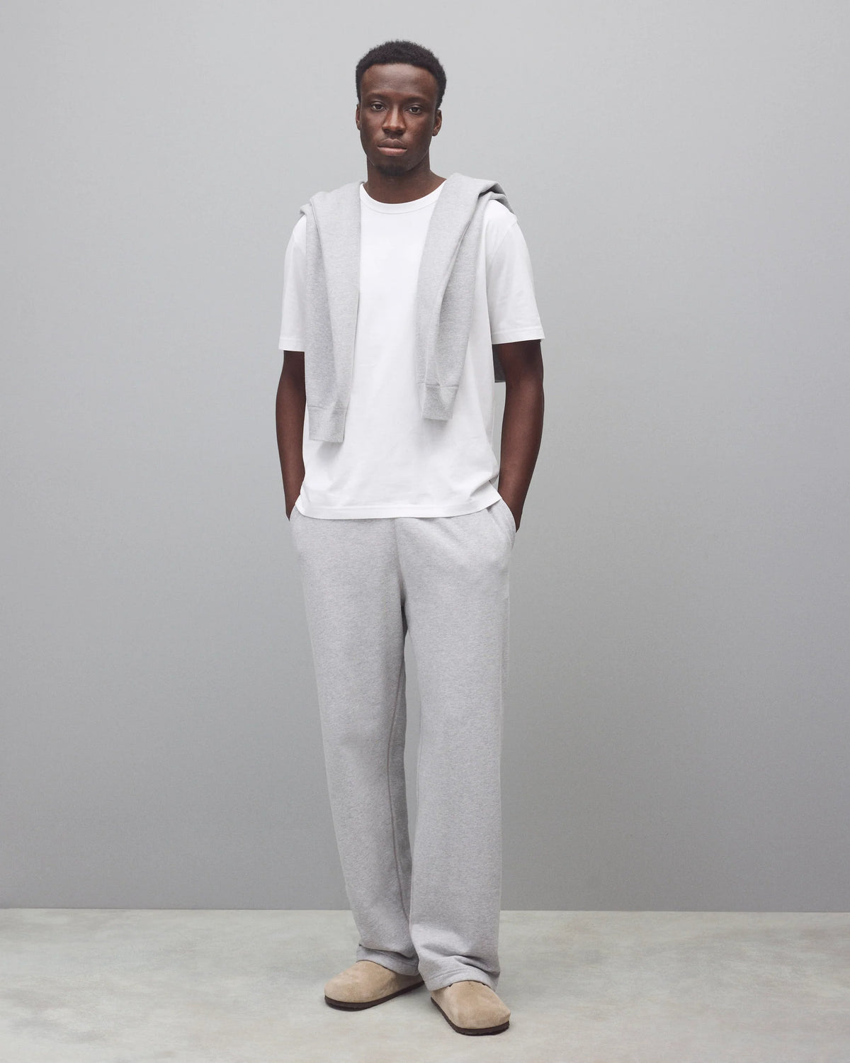 Reigning Champ Midweight Terry Relaxed Sweatpant Heather Grey