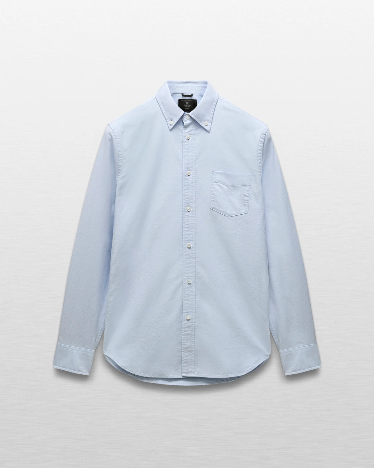 Reigning Champ Cotton Oxford Windsor Shirt Light Blue