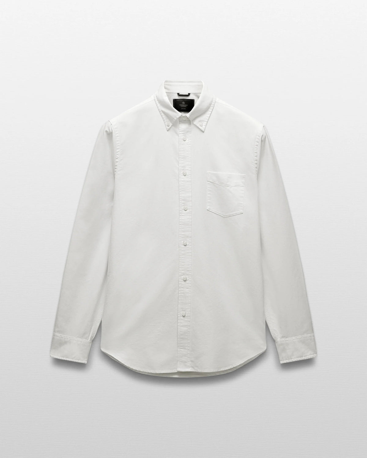Reigning Champ Cotton Oxford Windsor Shirt White