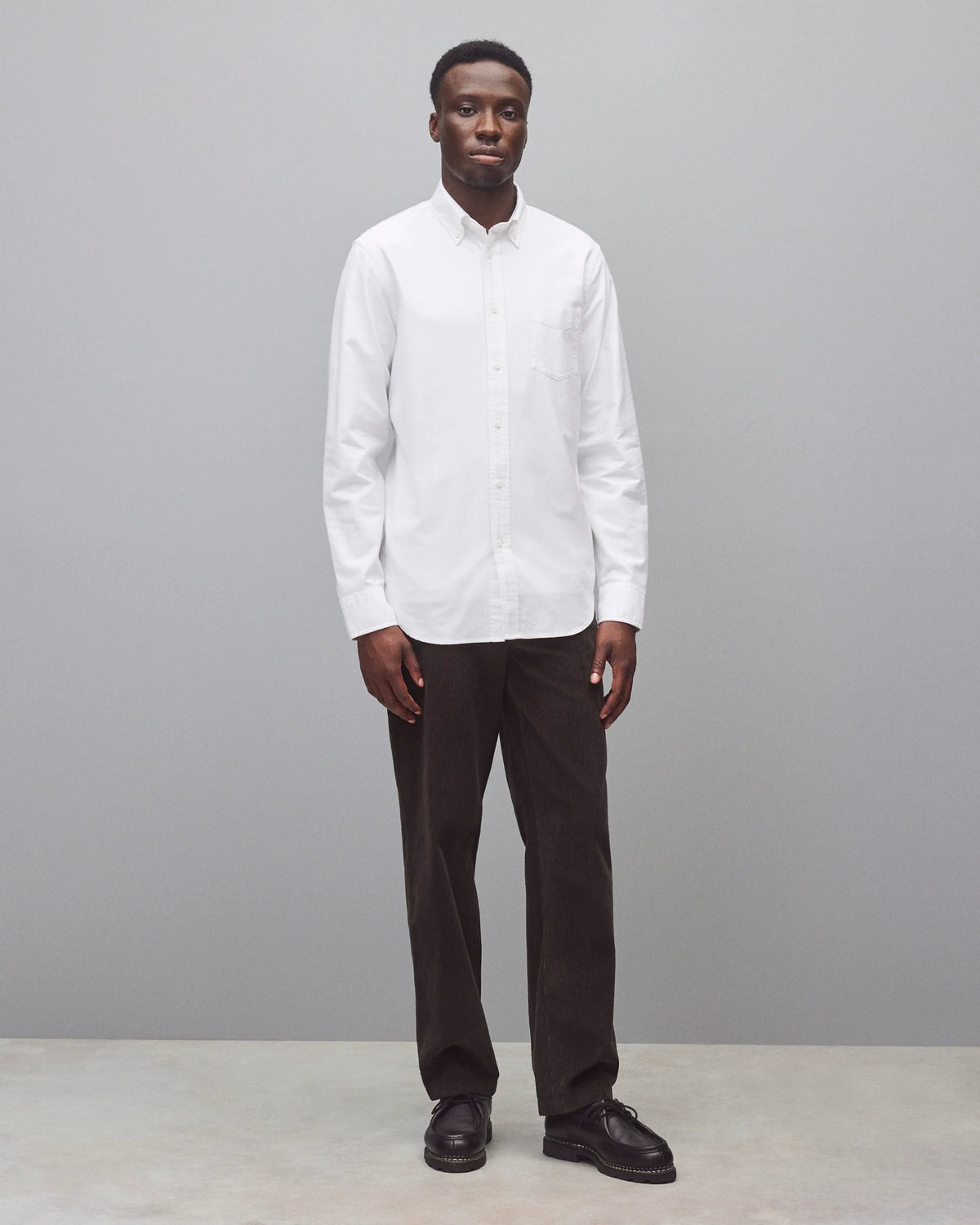 Reigning Champ Cotton Oxford Windsor Shirt White