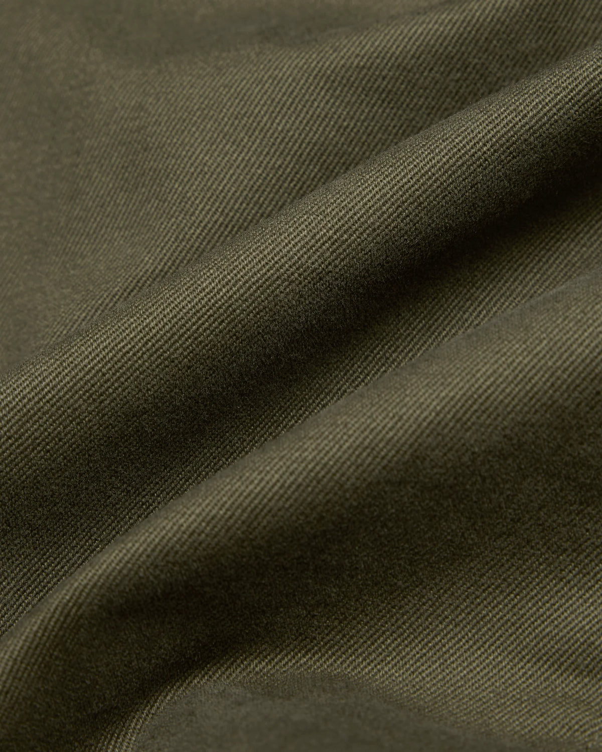 Reigining Champ Cotton Chino Keeper Standard Overshirt Dark Olive 