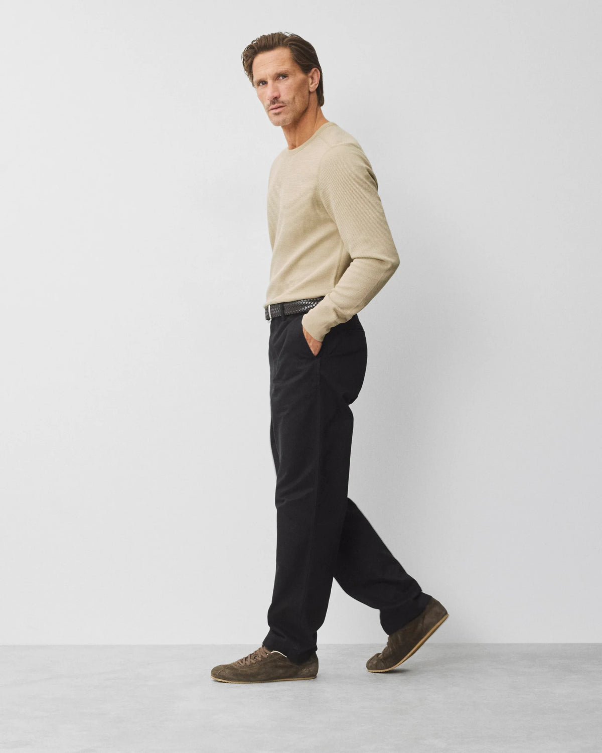 Reigning Champ Lightweight Waffle Standard Long Sleeve Sand