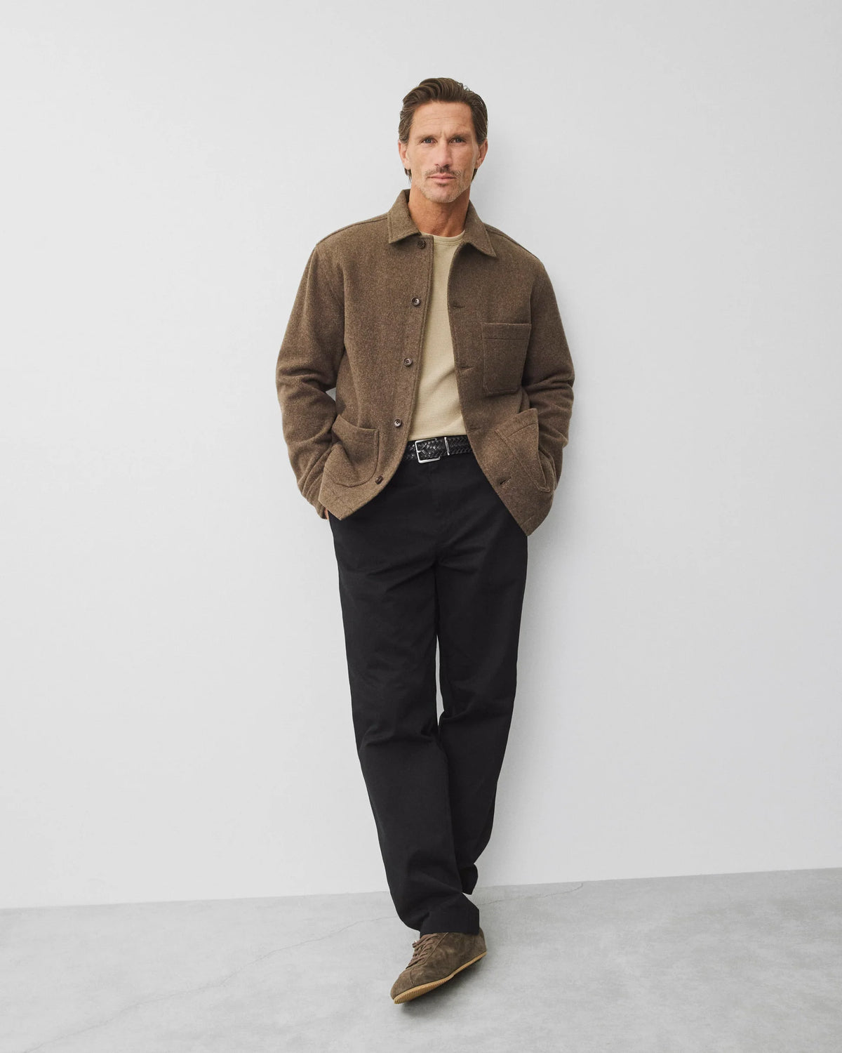 Reigning Champ Lightweight Waffle Standard Long Sleeve Sand