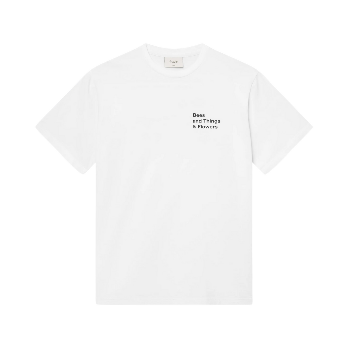 Forét Farm T-Shirt White/Navy