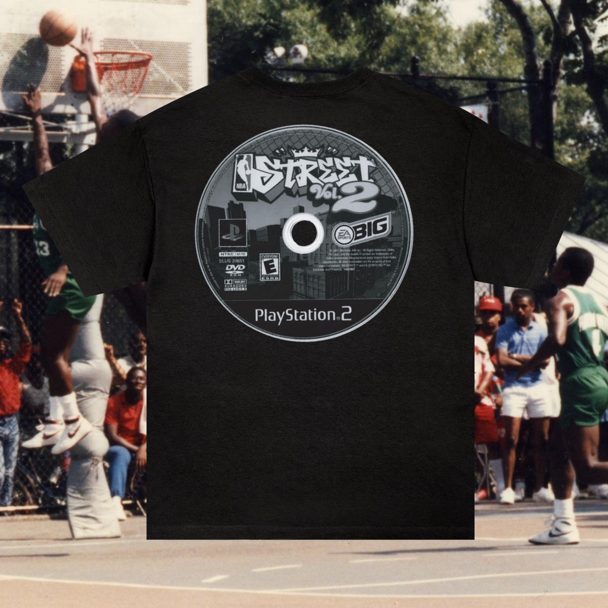 Full Court Press Street VOL. 2 Tee Black 