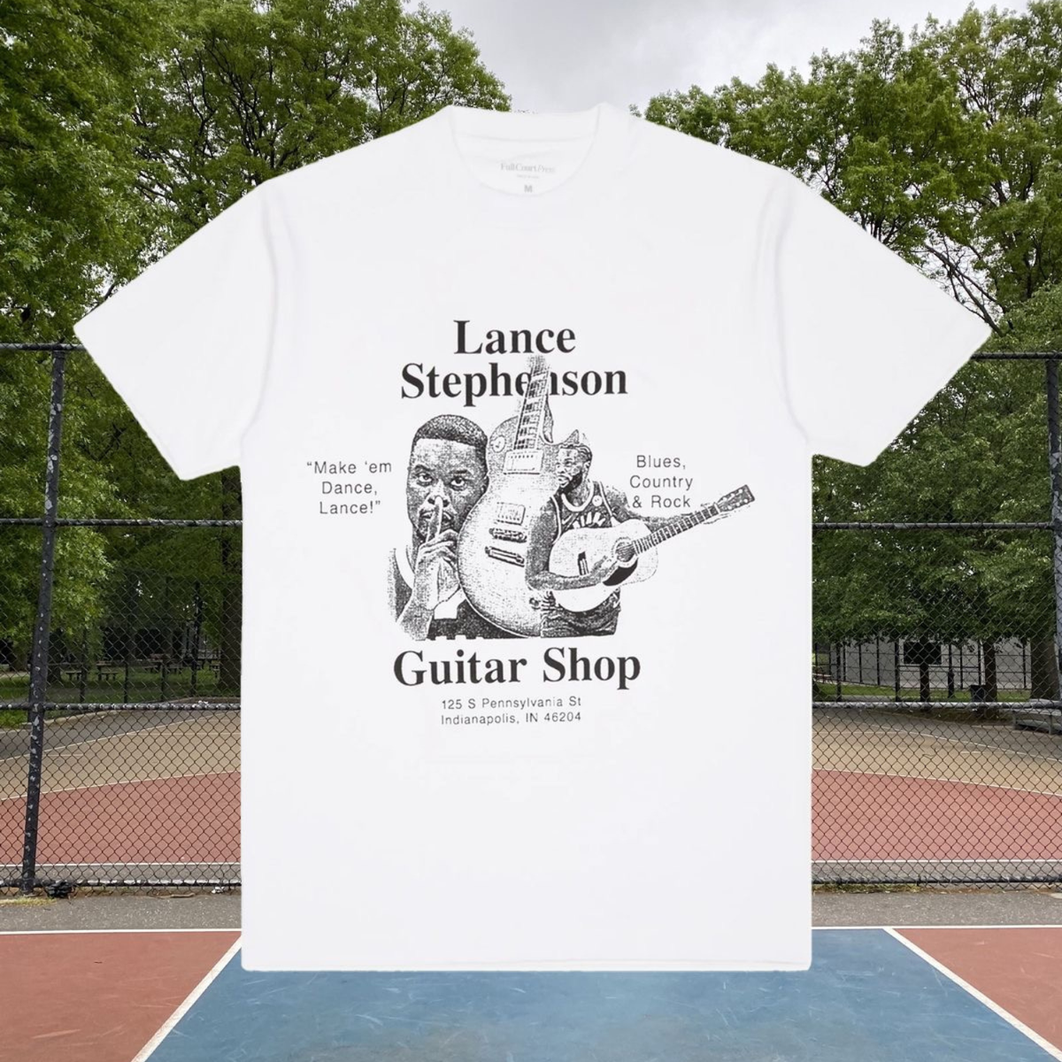 Full Court Press Stephenson Tee White
