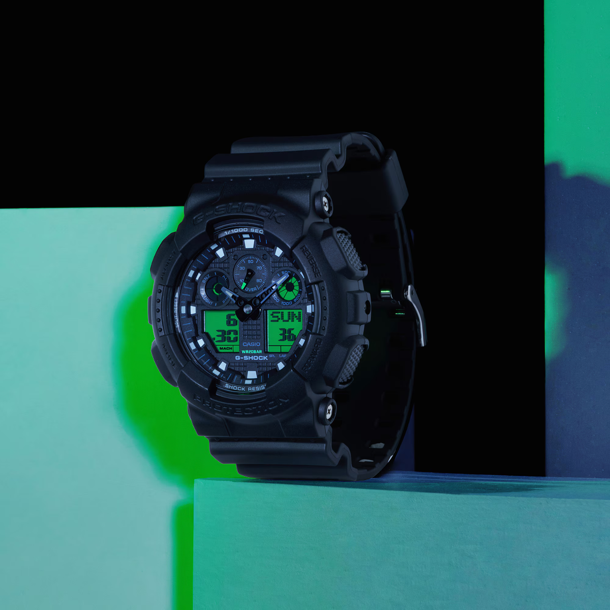 G-Shock Analog-Digital GA-100BEG-1A Watch