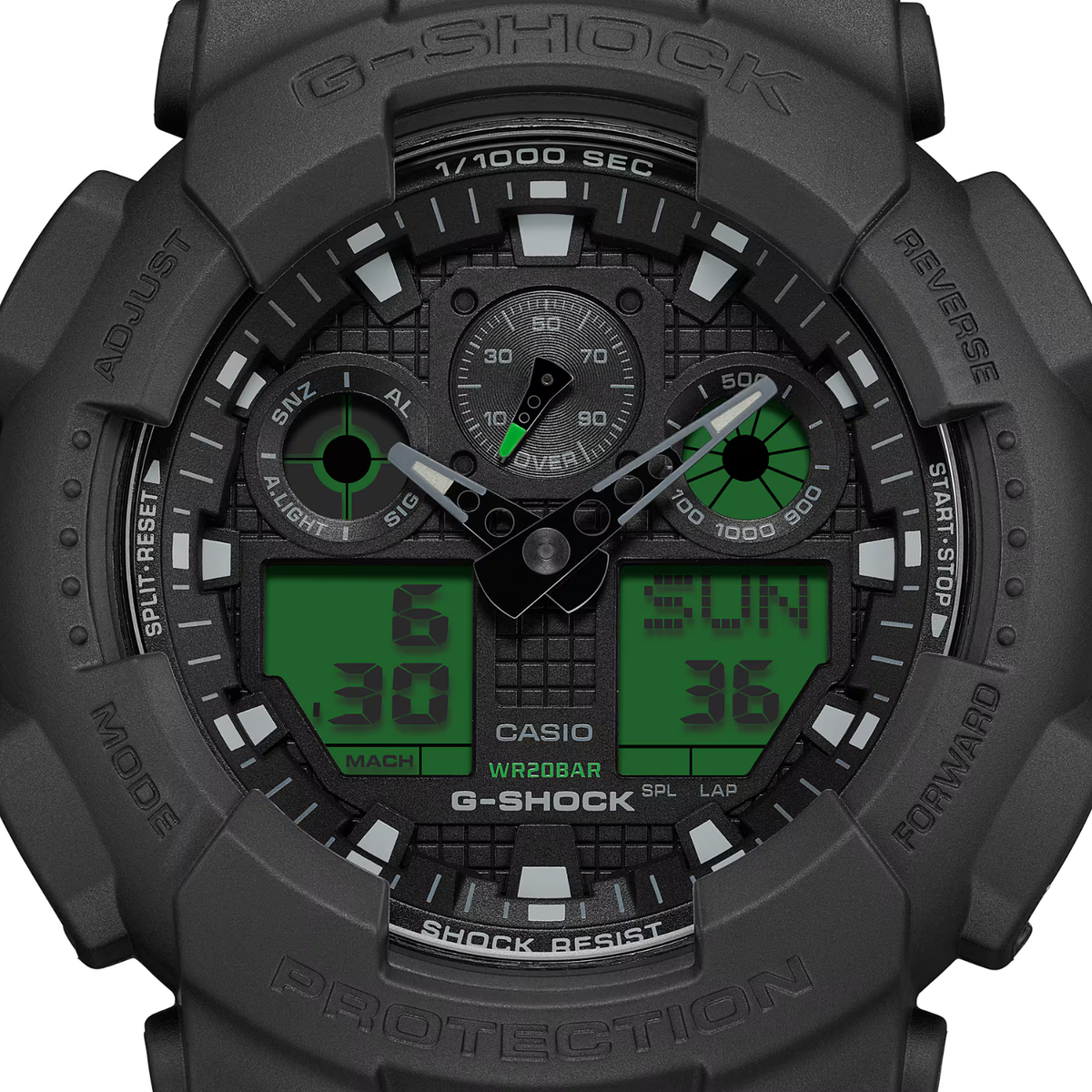 G-Shock Analog-Digital GA-100BEG-1A Watch