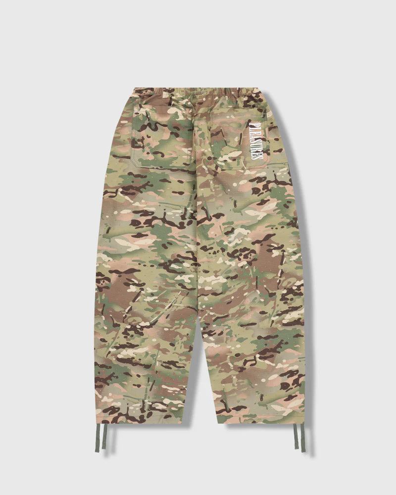 Pleasures Gem Camo Wide Pants Camo