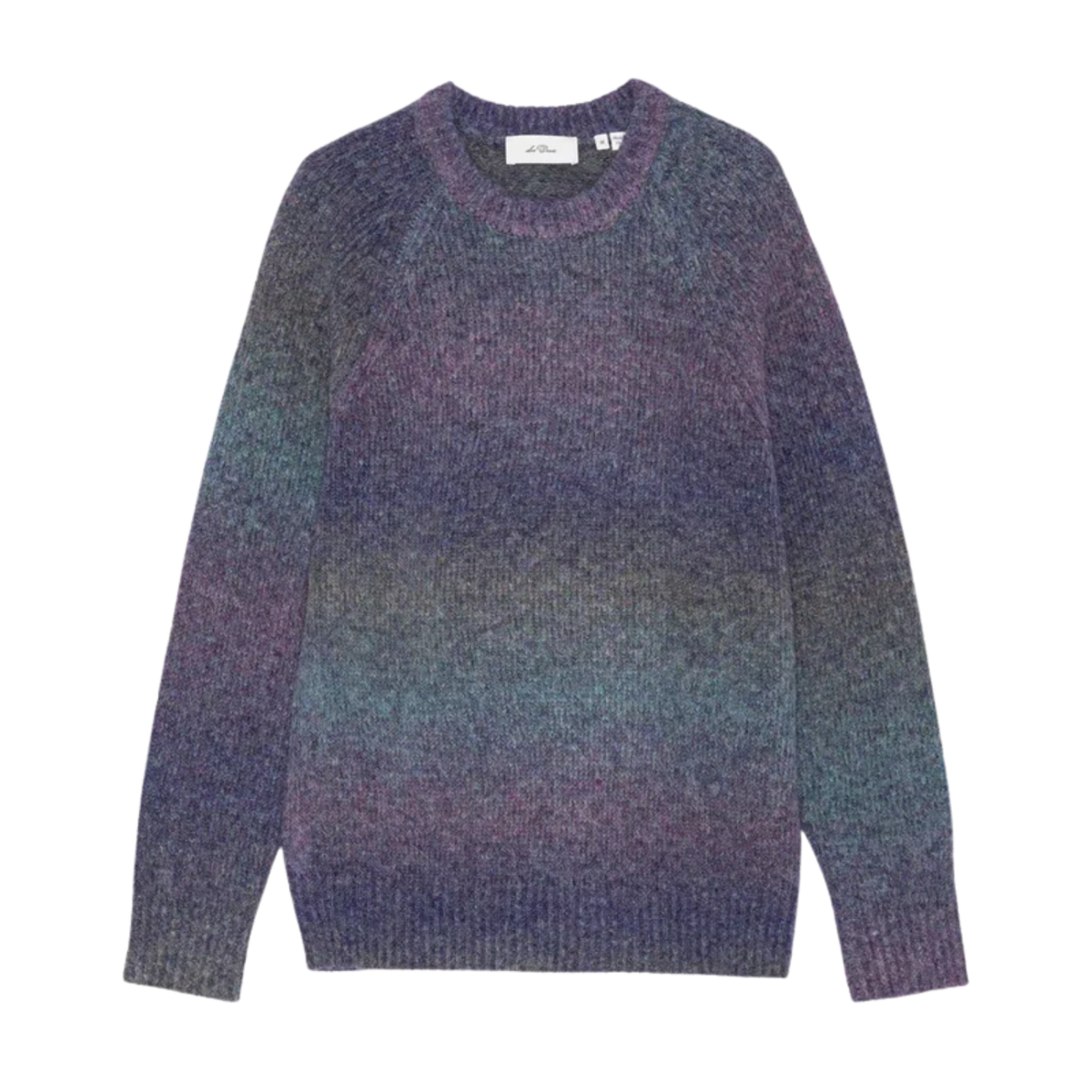 Gradient Roundneck Knit Spiced Plum Purple