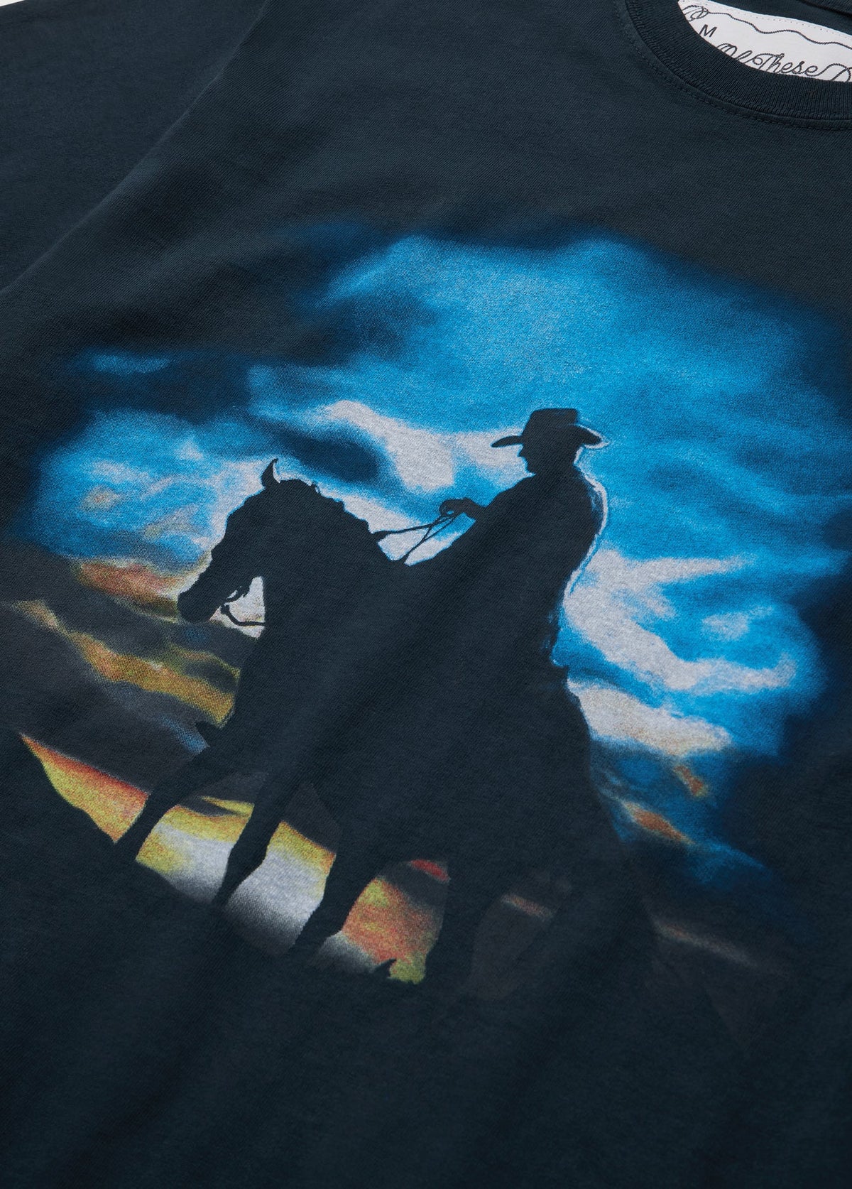 One of These Days Harvest Moon T-Shirt Washed Black