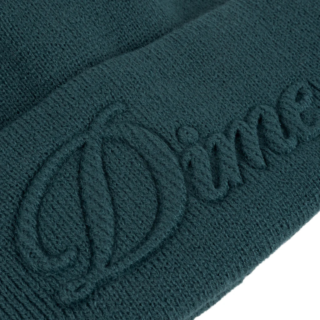 DIME Cursive Fold Beanie Teal