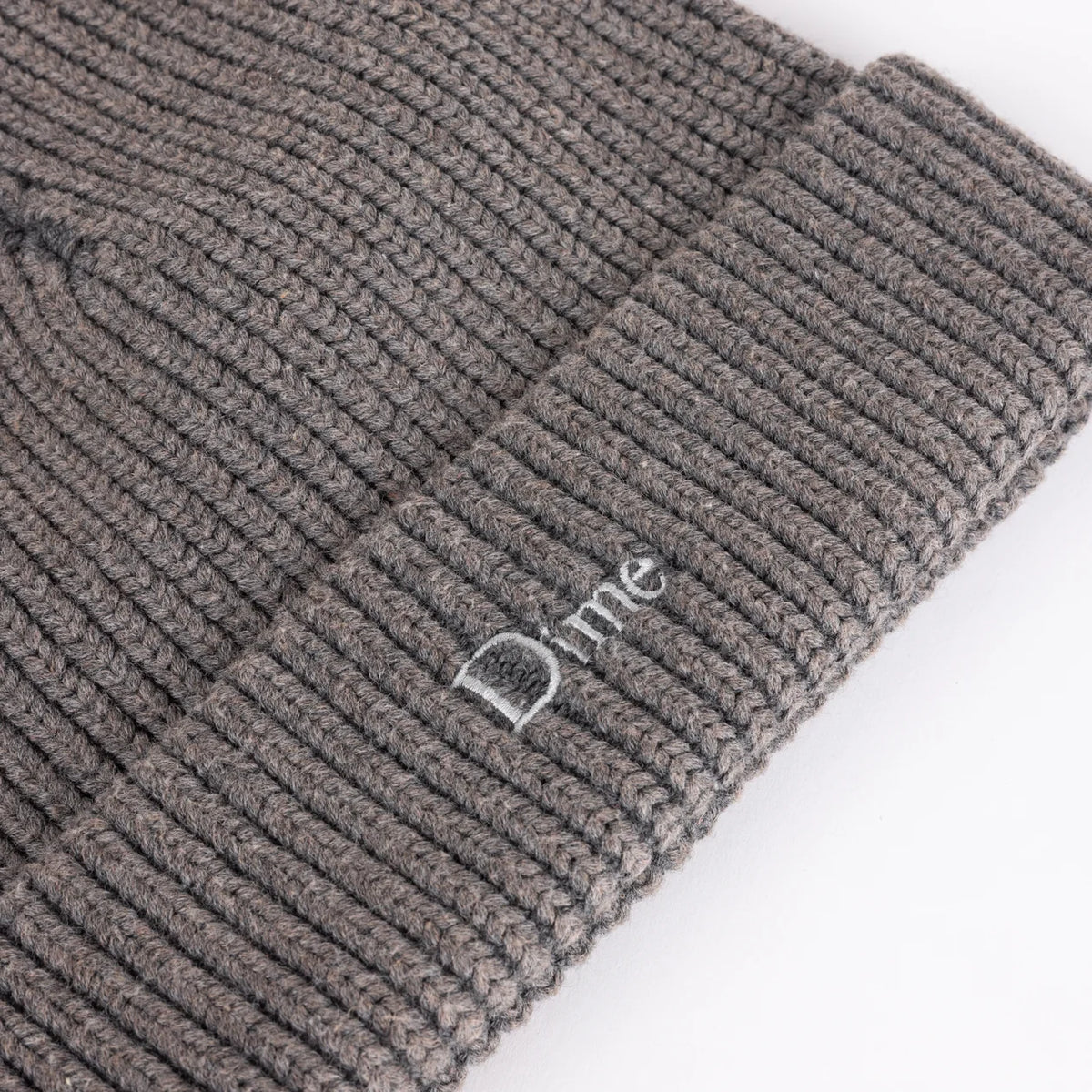 Dime Rib Fold Beanie Dark Gray