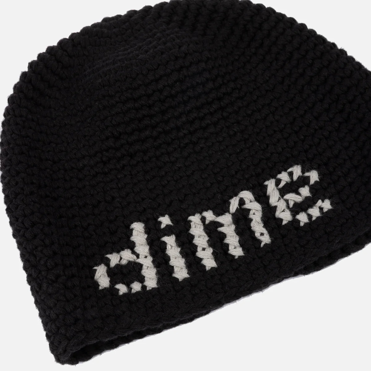 Dime Crochet Skully Black