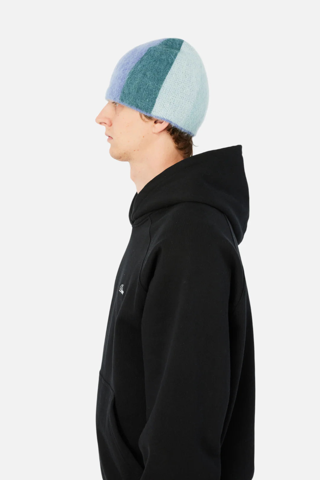 Dime Mohair Skully Blue Multi