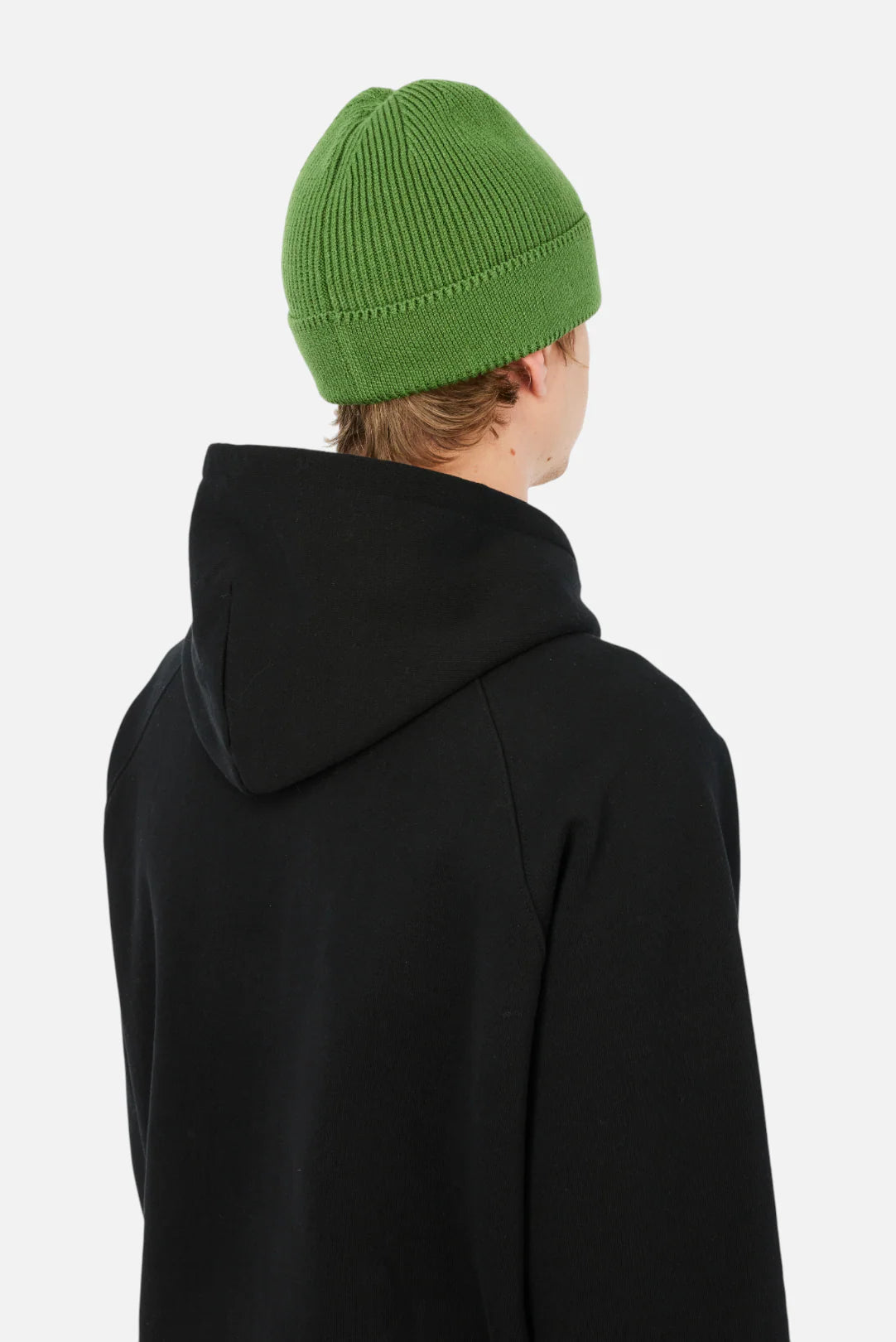 Dime Cursive Rib Beanie Khaki Green