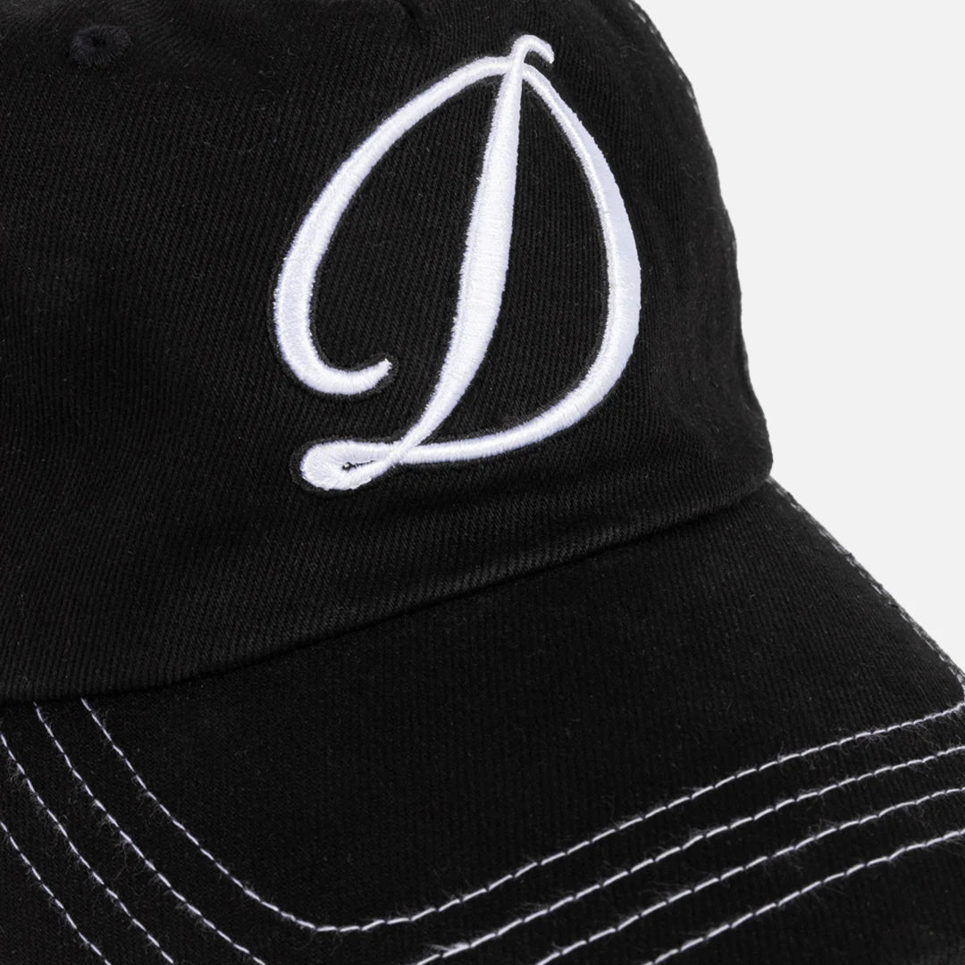 Dime Cursive Denim Worker Cap Black Washed
