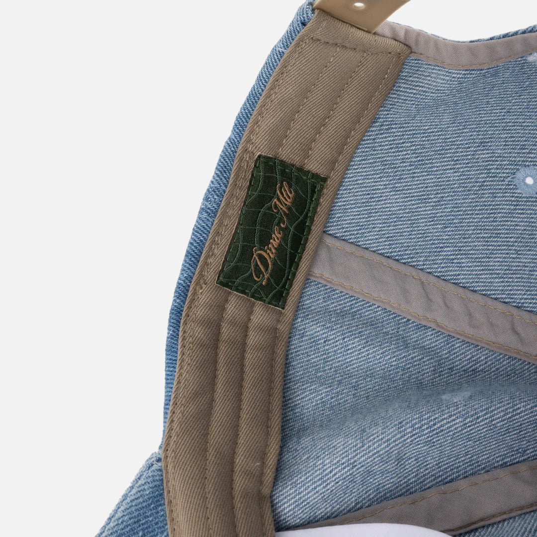 Dime Cursive Denim Worker Cap Blue Washed