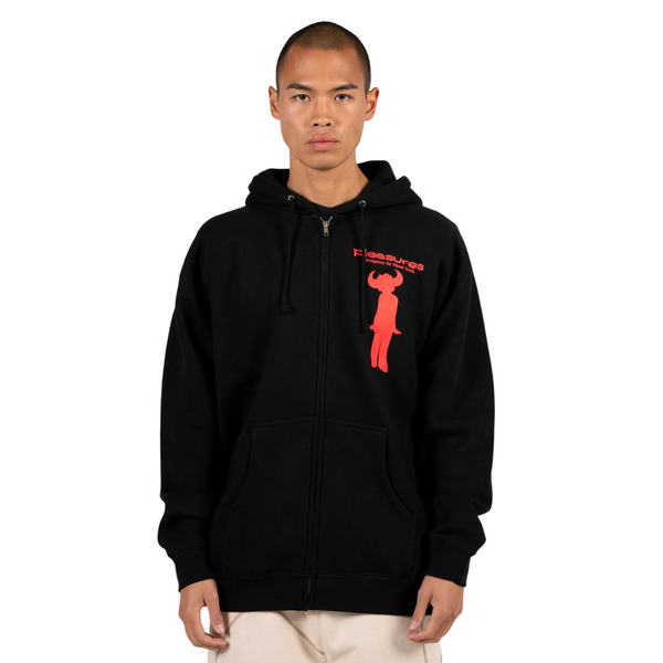 HIGH TIME ZIP HOODIE BLACK I PLEASURES Momentum Clothing