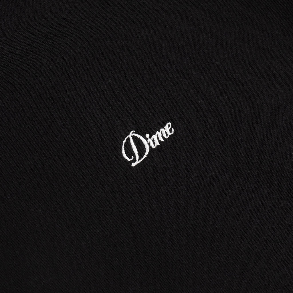 DIME Cursive Small Logo Crewneck Black