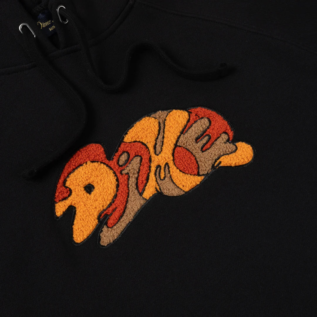 Dime Mural Hoodie Black