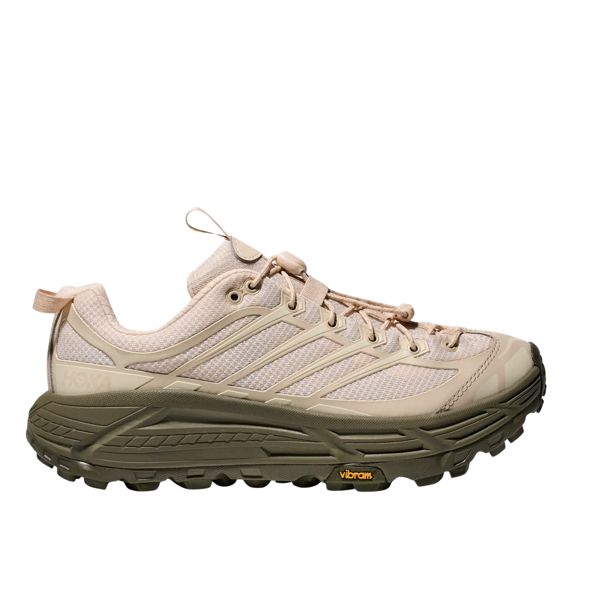 Hoka Mafate Three 2 Oat Milk/Eucalyptus