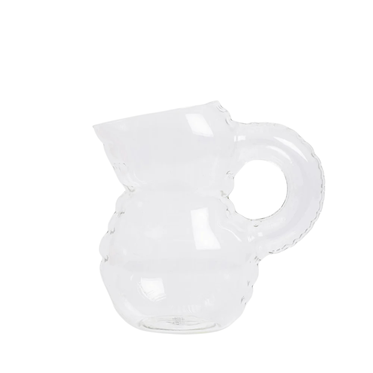Home Studyo Jug 'Emily' Clear Glass