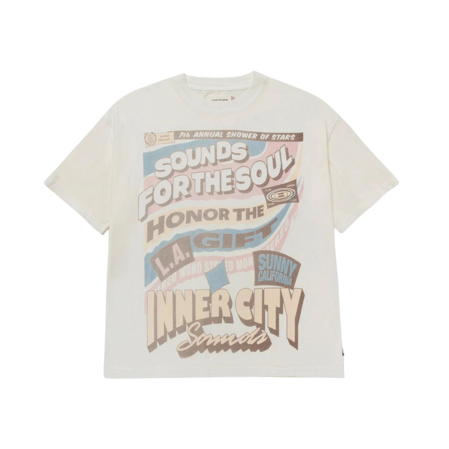 ◆as if calie◆ TOY GUN TSHIRT WHITE CA24AST005WT Honor the Gift Sounds for the Soul Tee Cream I Momentum