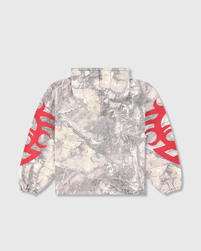 Pleasures Hunt Canvas Poncho Hoodie Camo