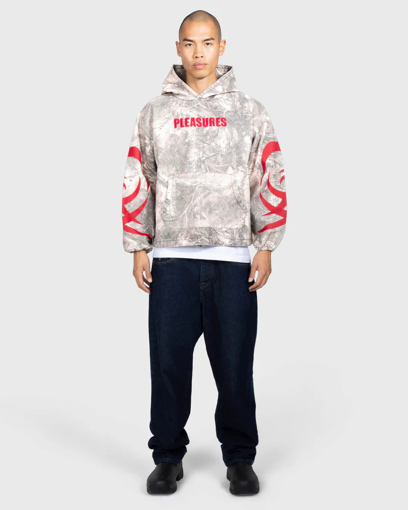 Pleasures Hunt Canvas Poncho Hoodie Camo
