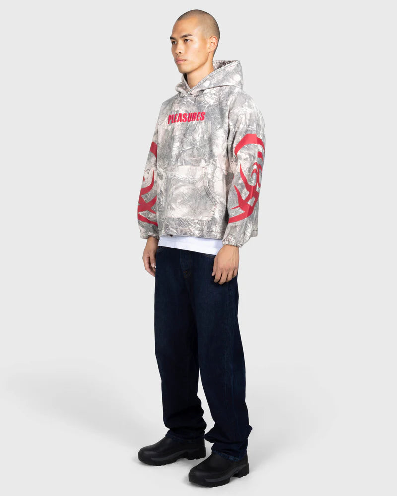 Pleasures Hunt Canvas Poncho Hoodie Camo
