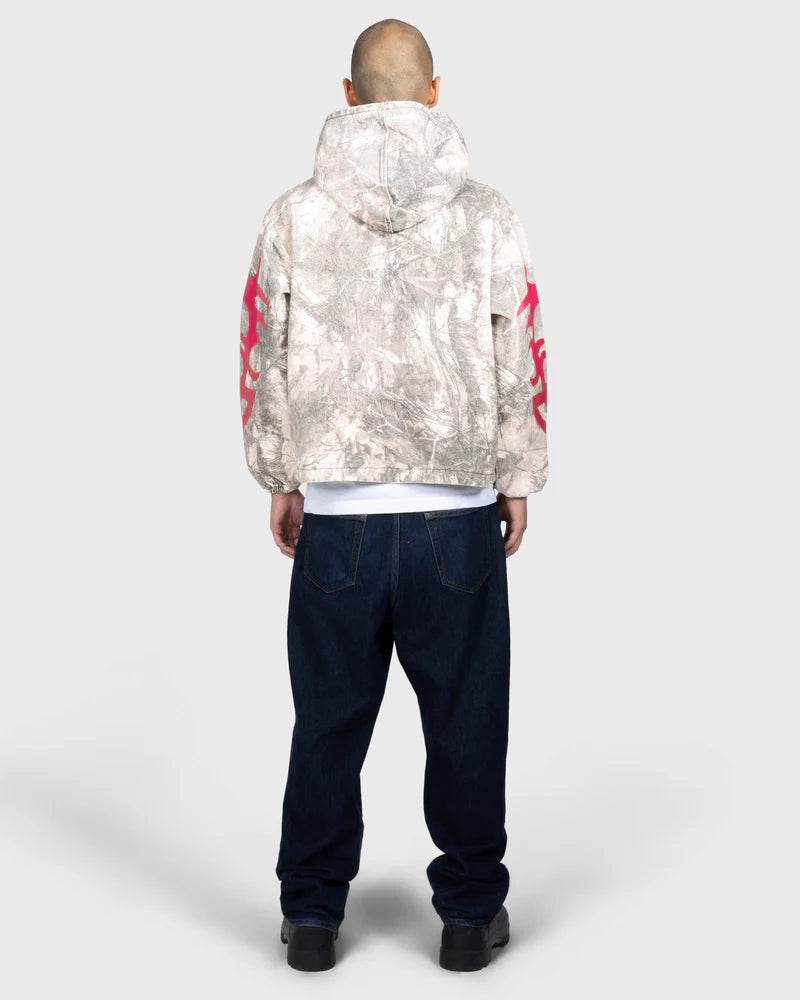Pleasures Hunt Canvas Poncho Hoodie Camo