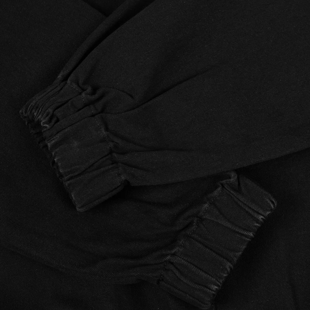 Dime Hooded Denim Jacket Black