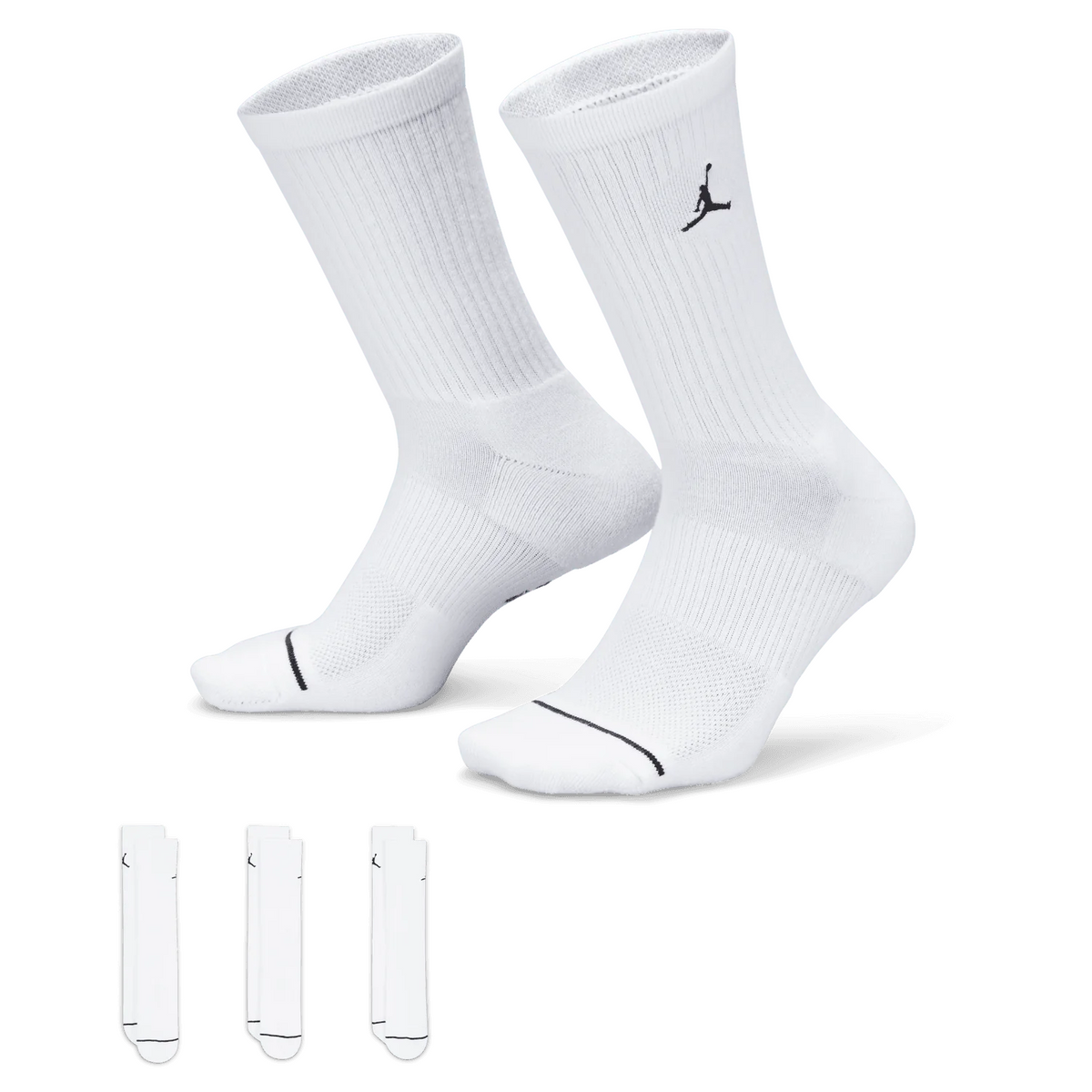 JORDAN EVERYDAY CUSHION CREW SOCK 3 PK