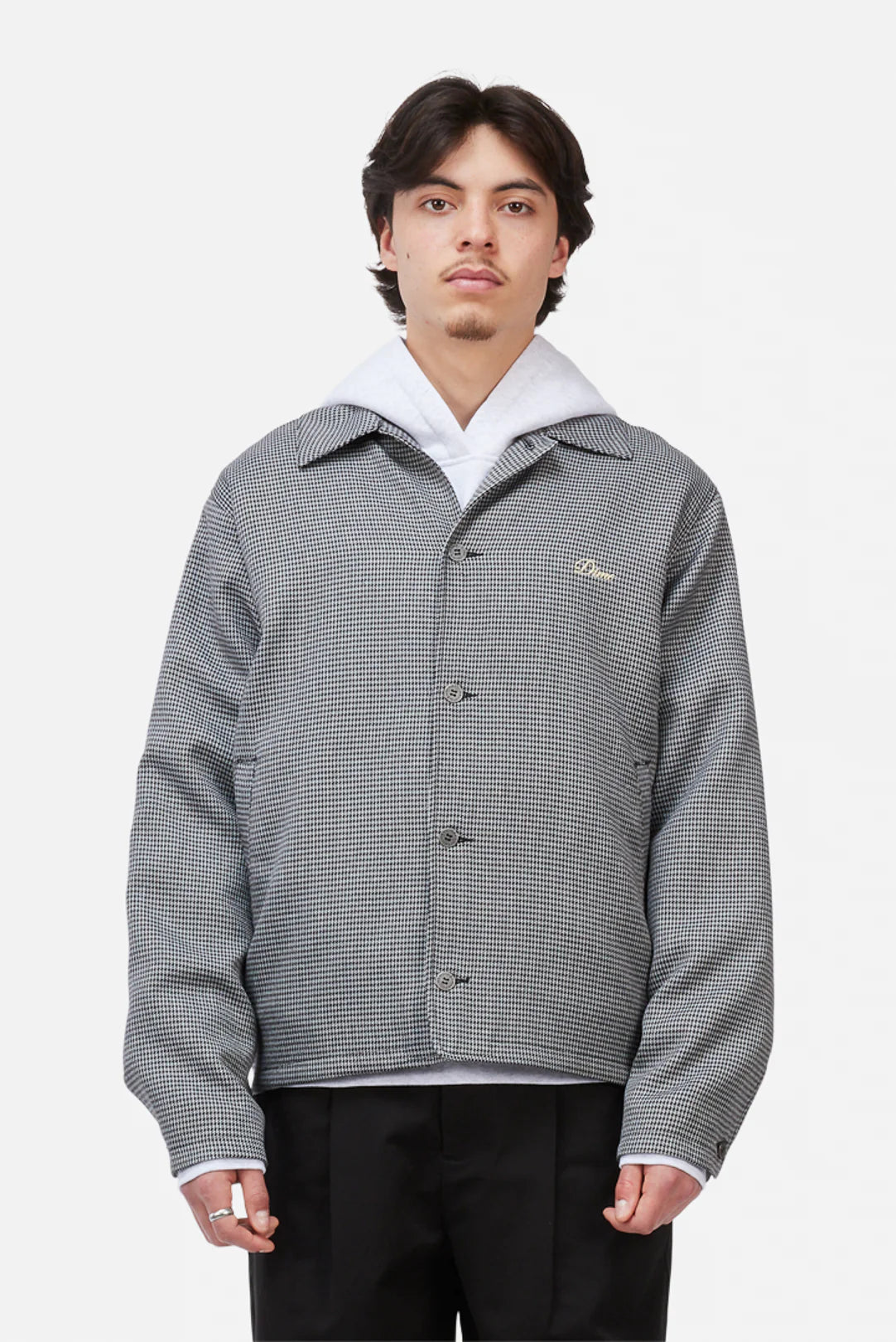 Dime Houndstooth Jacket Gray