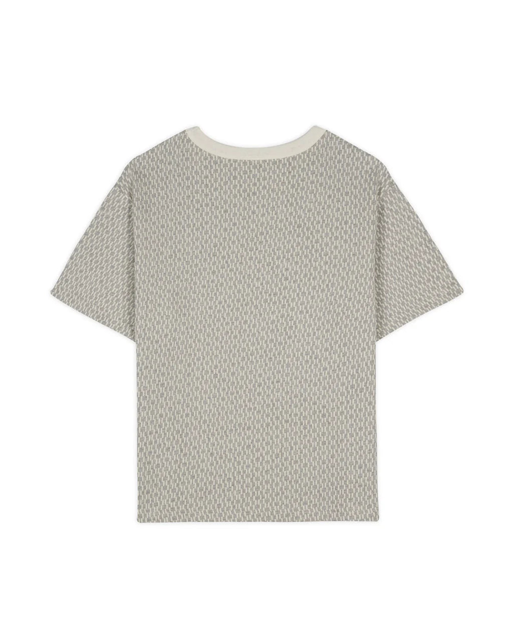 Braindead Jacquard Broken Stripe T-Shirt Grey I Momentum