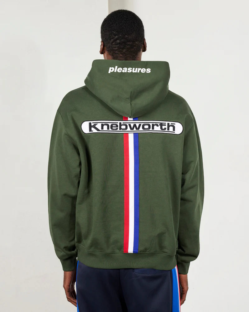 Pleasures Knebworth Hoodie Olive