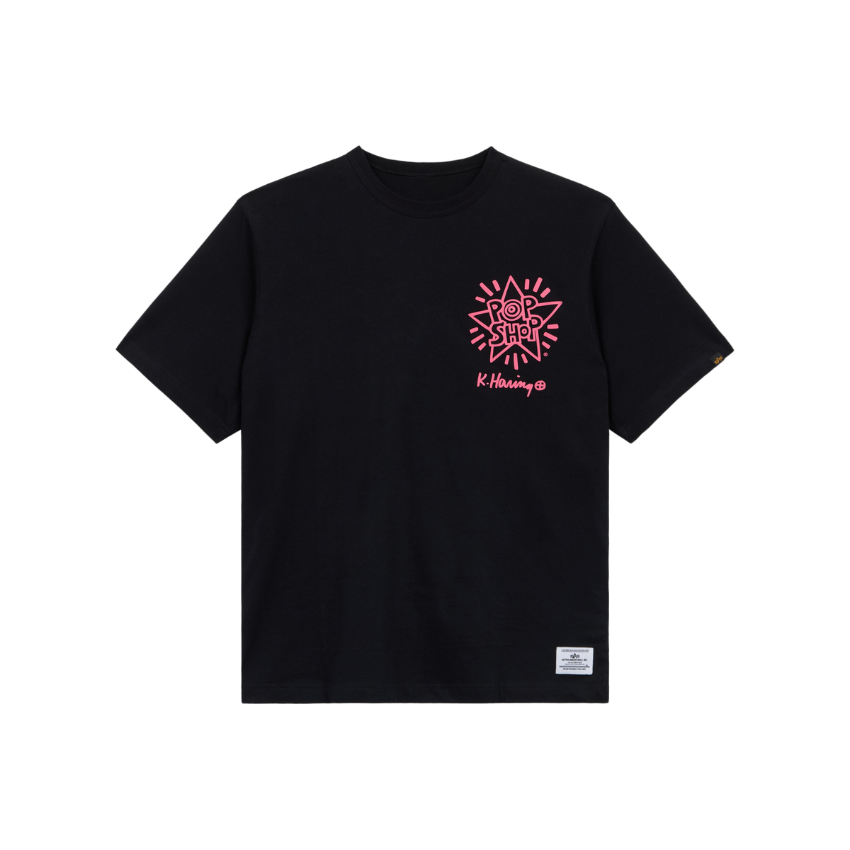 Keith Haring X Alpha Dragon Graphic Tee Black