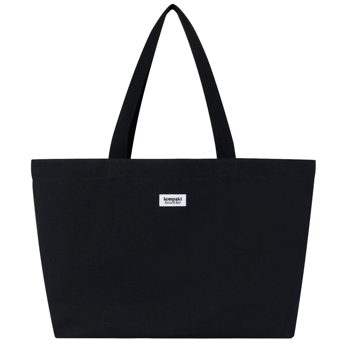 Kompakt Record Bar KRB Light Canvas Tote Bag Black