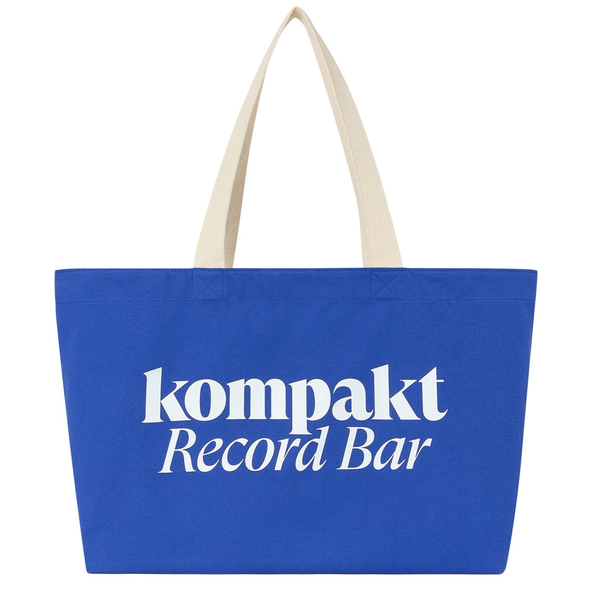 Kompakt Record Bar KRB Light Canvas Tote Bag Blue