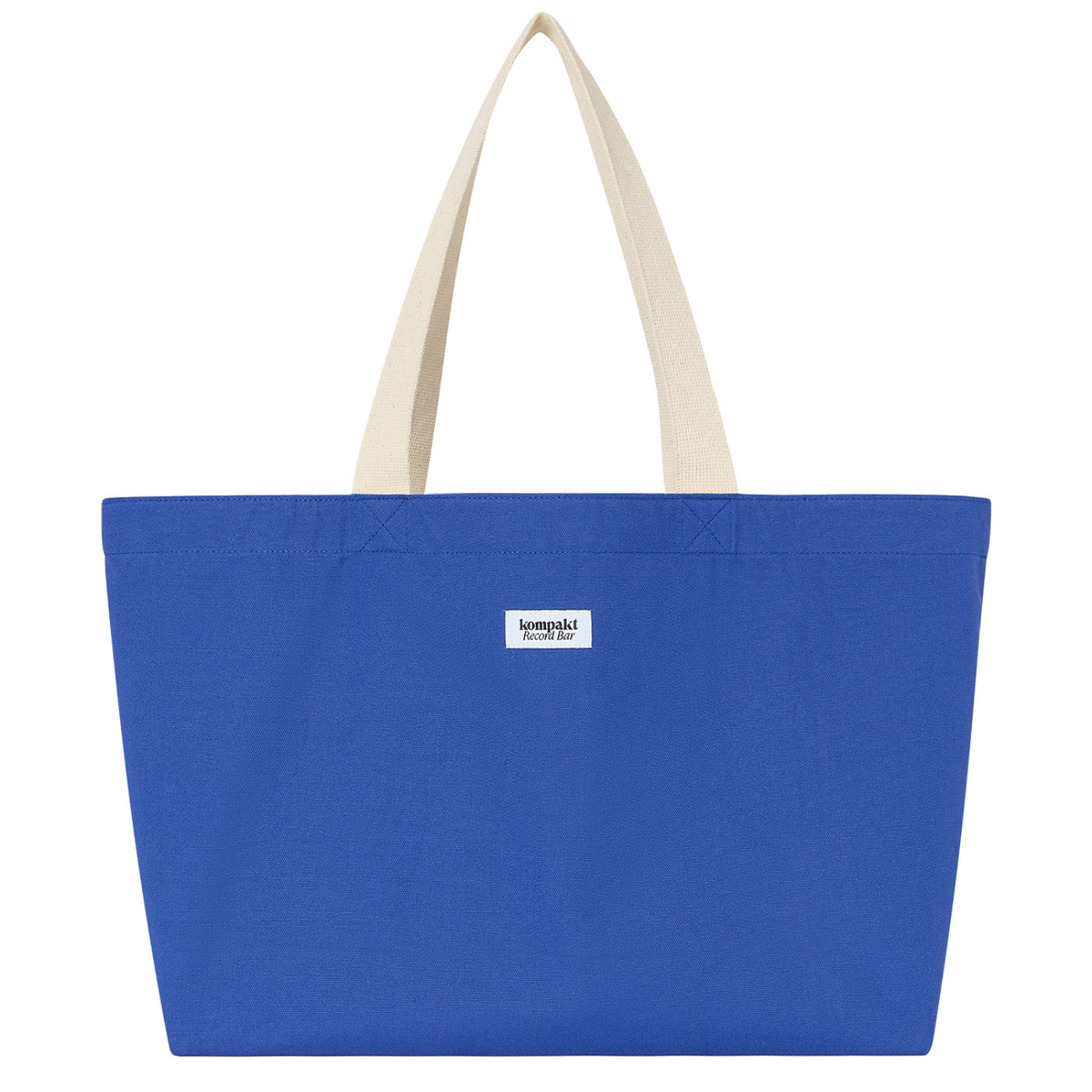 Kompakt Record Bar KRB Light Canvas Tote Bag Blue
