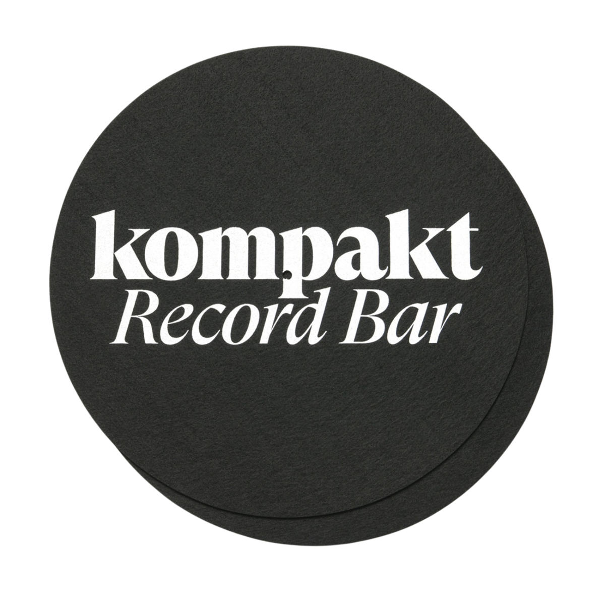Kompakt Record Bar KRB Logo Slipmats - Black
